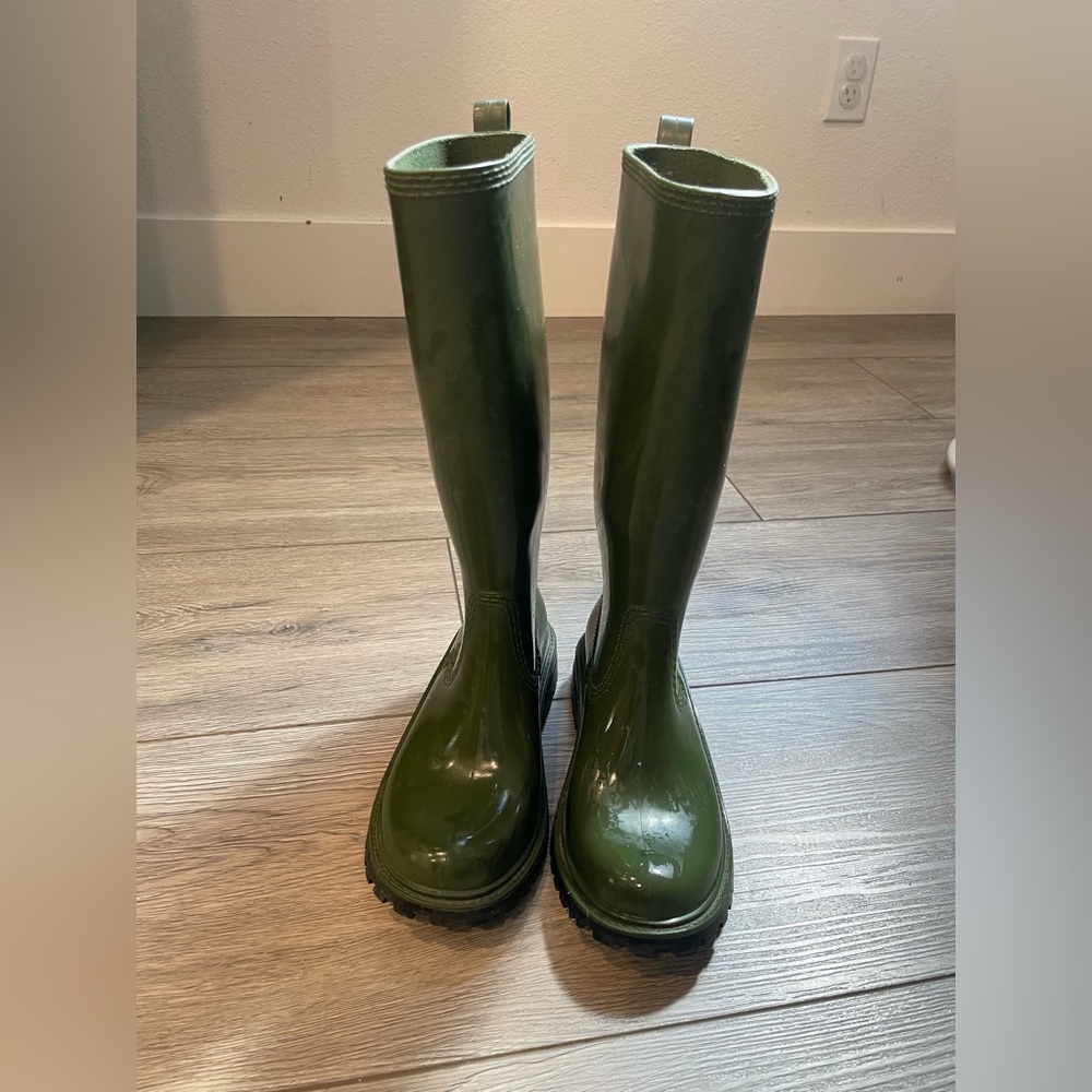 Marc Jacobs Green Rainboots